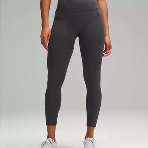 Lululemon Wunder Train Charcoal Grey Leggings